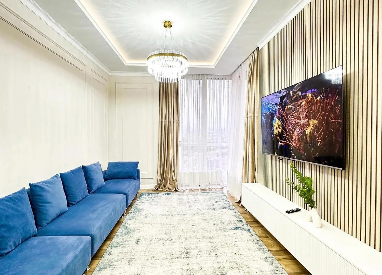 Luxury Two-Room Apartment With Beautiful Mountain Views Almaty Kazakhstan