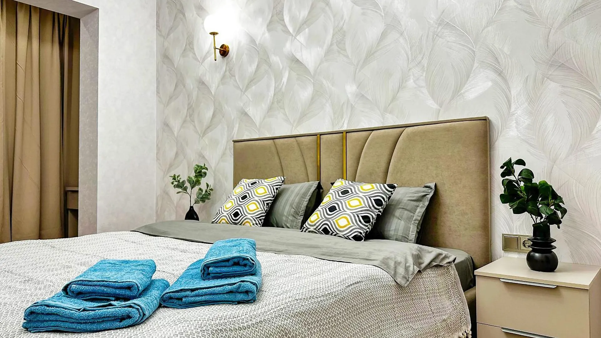 Luxury Two-Room Apartment With Beautiful Mountain Views Almaty Kazakhstan